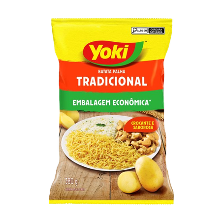 BATATA PALHA TRADICIONAL YOKI 380 G               