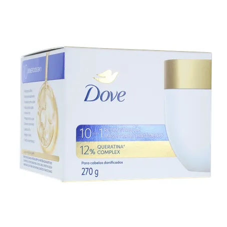Máscara de Tratamento Dove Reconstrução10 Em 1 Pote com 270G  360-34