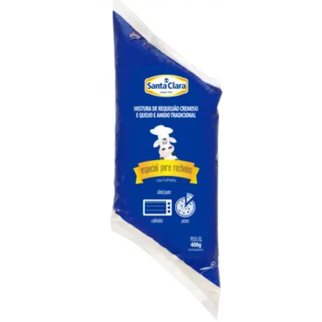 Requeijao santa clara c/amido bisnaga 400g tradicional