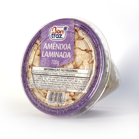 Amêndoa Laminada Koch Pote 100G
