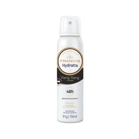 Desodorante Aerosol Francis Hydratta Invisible 48h 150ML