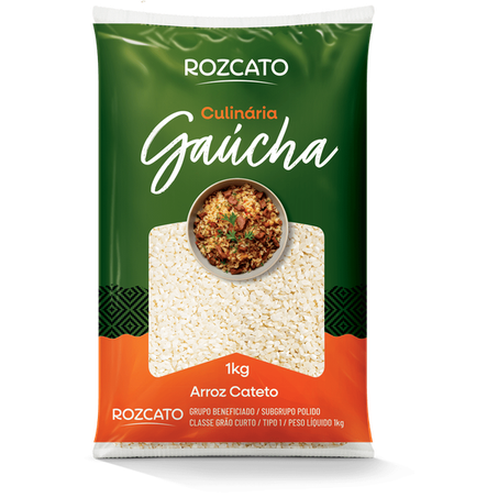 Arroz Rozcato Culinária Gaúcha Pacote 1Kg