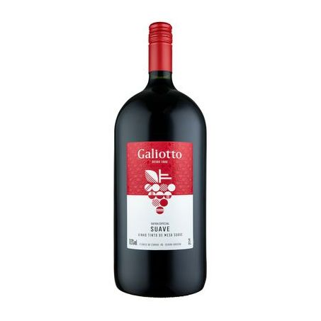 Vinho tinto suave galiotto 2l