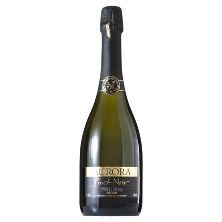ESPUMANTE BRASILEIRO BRANCO BRUT AURORA PROCEDÊNCIAS PINOT NOIR