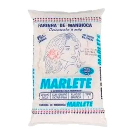 Farinha de mandioca marlete 1kg pct