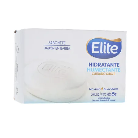 SABONETE EM BARRA ELITE HIDRATANTE CUIDADO SUAVE CAIXA 85G 360-34
