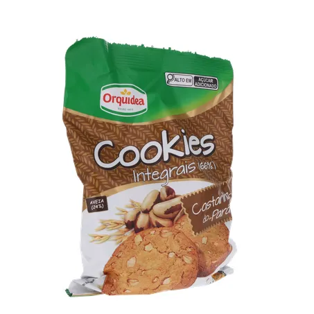 Cookies orquídea integral castanha e aveia 150g 360-33