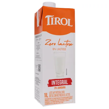 LEITE LONGA VIDA TIROL ZERO LACTOSE INTEGRAL 1L 360-16