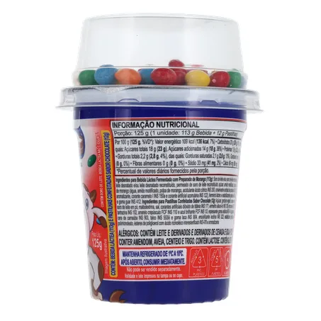 Bebida Lactea Carolina Bibi Bit's Vermelho 125g 360-11
