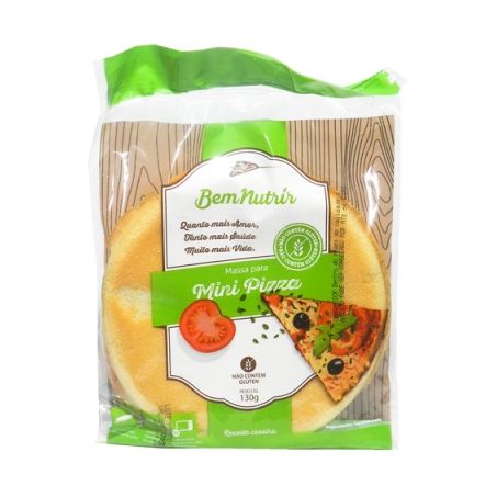 Massa pizza bem nutrir s/gluten130gr
