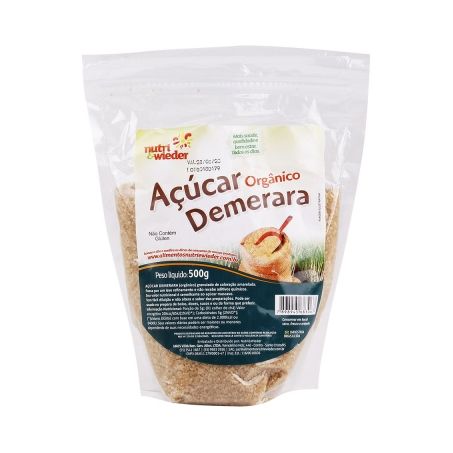 Acucar demerar nutri e vida 500g