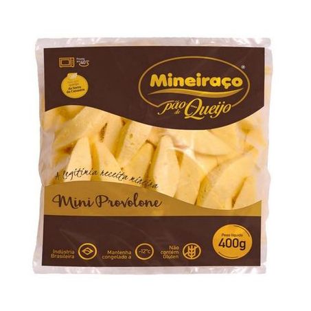 PAO DE QUEIJO MINEIRACO 400G PROVOLONE