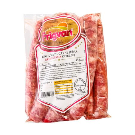 LINGUICA SUINA FRIGVAN PIMENTA 600G