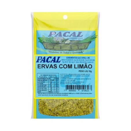 Ervas c/limão pacal 10g