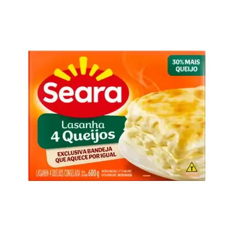 Lasanha seara 4qjos 600g