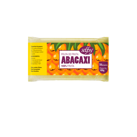 Polpa de fruta abacaxi selfsy