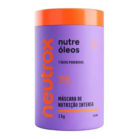 Máscara de Nutrição Intensa Neutrox Nutre Óleos Pote 1kg