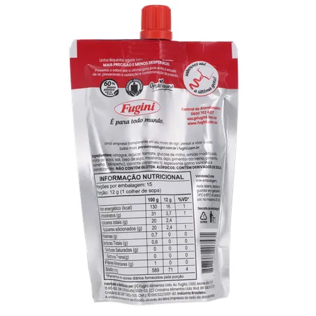MOLHO FUGINI BARBECUE SACHET 180G 360-17