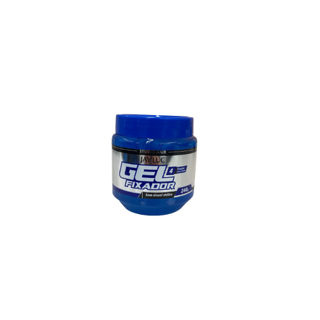 GEL FIXADOR JAYLUC EXTRA FORTE VERDE 240 G        
