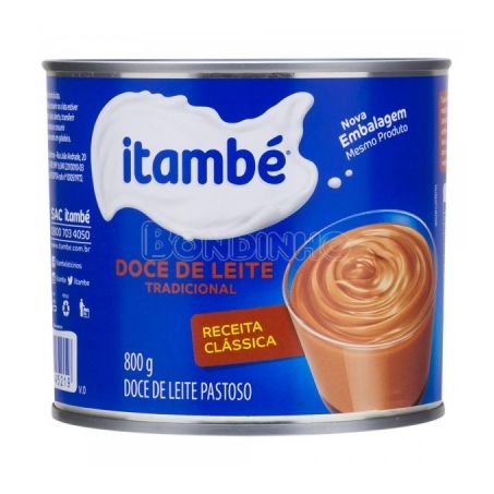 DOCE DE LEITE ITAMBE LT 800G TRADICIONAL