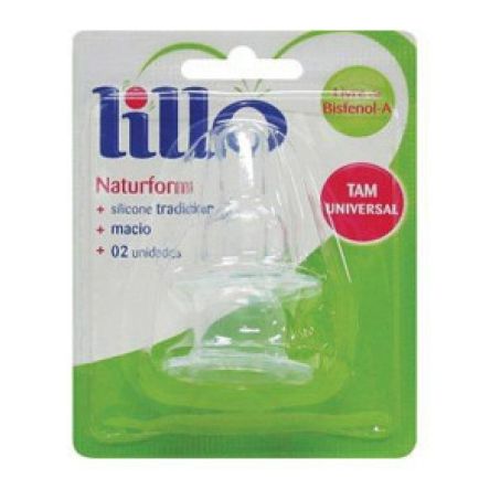 Bico Para Mamadeira Lillo Naturform Silicone Embalagem 2UN