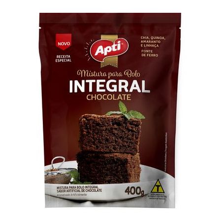 Mistura para bolo apti chocolate integral 400g