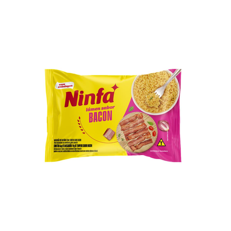Massa Instantânea Ninfa 70g - Bacon