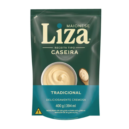 MAIONESE LIZA CASEIRA 400G
