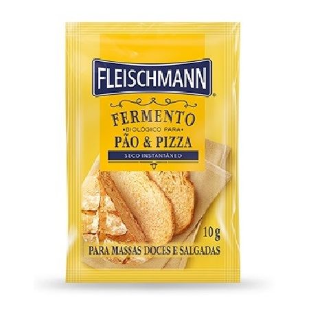 Fermento biológico fleischmann sachê 10g