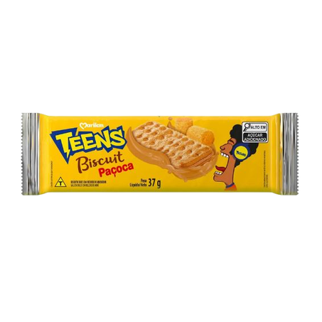Biscoito Marilan Teens Biscuit Paçoca 37g