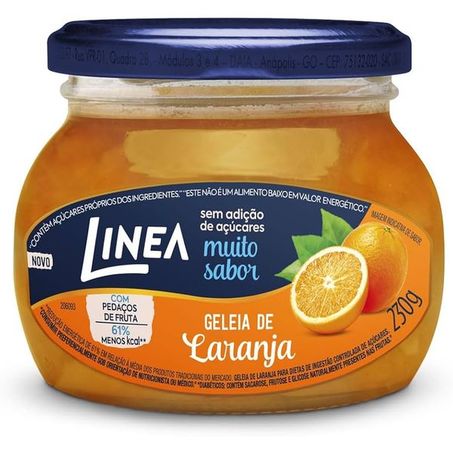 GELEIA LINEA ZERO 230GR LARANJA