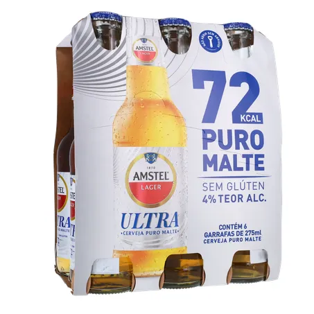 Cerveja amstel puro malte ln pack 6 275m 360-34
