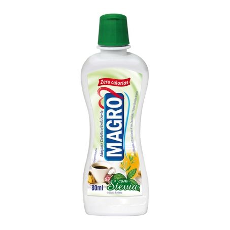 Adoçante liquido magro 80ml com stevia