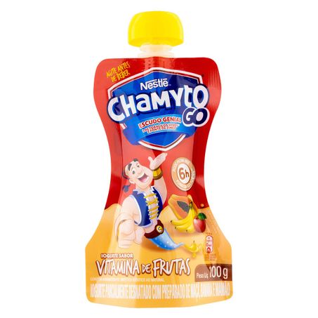 IOGURTE PARCIALMENTE DESNATADO VITAMINA DE FRUTAS NESTLÉ CHAMYTO GO SQUEEZE