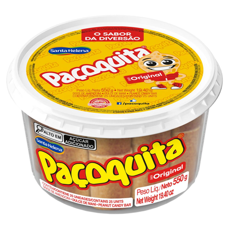 Paçoquita Santa Helena 550g - Rolha