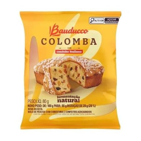 Colomba Pascal Bauducco 80g Mini Frutas