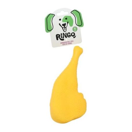 Brinquedo Cao Ringo Coxa Frango 12cm