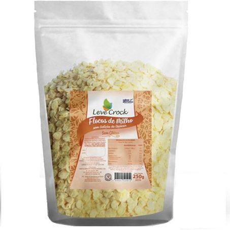 Flocos de milho leve croc sem açúcar e sem glúten 250g