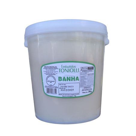 BANHA TONIOLLI POTE 3KG