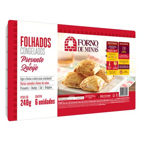FOLHADO CONGELADO PRESUNTO E QUEIJO FORNO DE MINAS