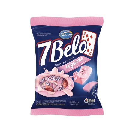 Bala Arcor 7 Belo 90g Yogurte
