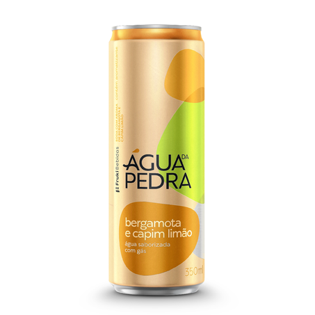 ÁGUA SABORIZADA DA PEDRA BERGAMOTA&CAPIM LIMÃO 350