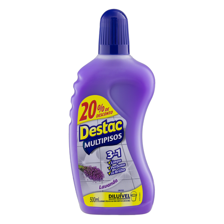 Limpador Destac 500ml Diluivel Lavanda 20% Desc