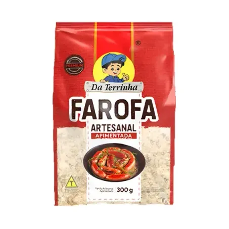 Farofa Da Terrinha Artesanal Apimentada 300g