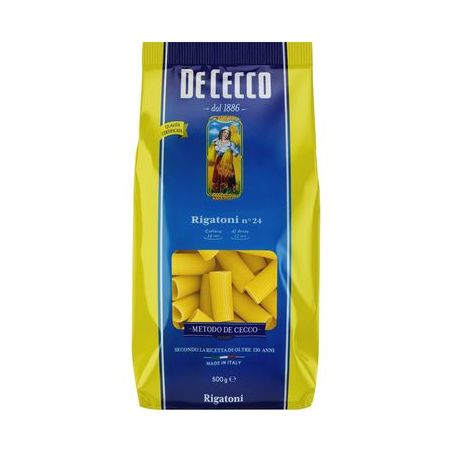 MACARRAO ITA DE CECCO 500G RIGATONI 