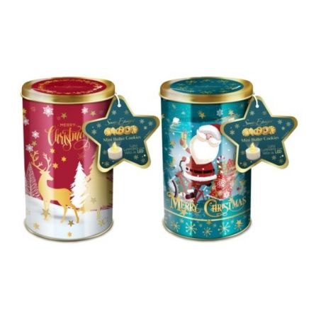 BISCOITO SANTA EDWIGES COOKIES LATA MINI BUTTER LUM VELA
