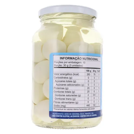 Ovos de codorna quintaes 300g 360-24