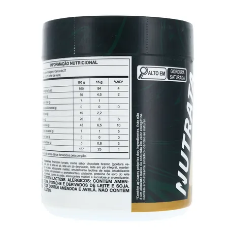 Pasta de Amendoim Nutrata Bacio Di Latte Sabor Pistache 400g 360-25