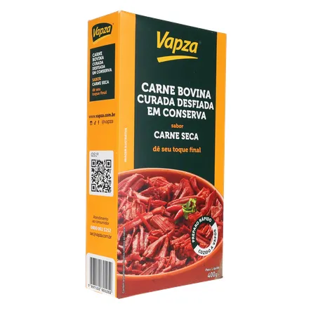 Carne Seca Vapza Desfiada E Cozida 400G 360-32