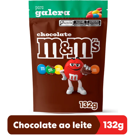 CONFEITO M&MS CHOCOLATE AO LEITE 132G